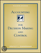 9780071199155 Accounting for Decision Making and Control