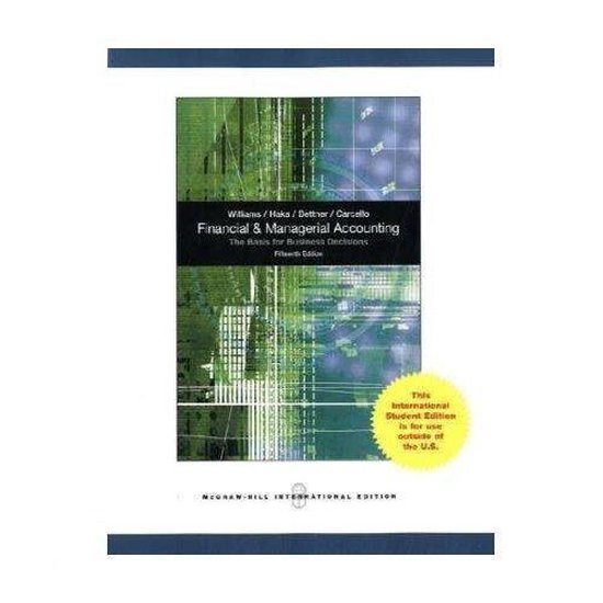 9780071220125 Financial And Managerial Accounting