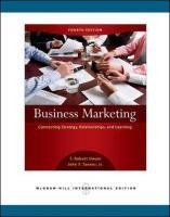 9780071263436 Business Marketing