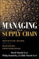 9780071410311 Managing The Supply Chain