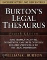 9780071472623 Burtons Legal Thesaurus