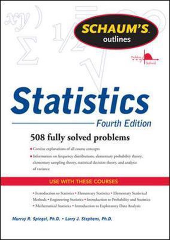 9780071755498 Schaums Outline Of Statistics