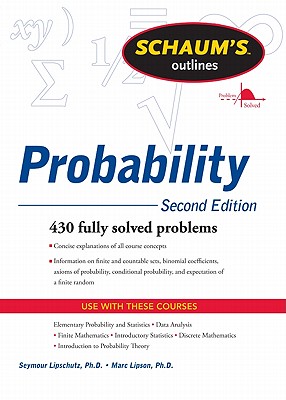 9780071755610 Schaums Outline of Probability Second Edition