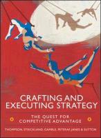 9780077137236 Crafting and Executing Strategy