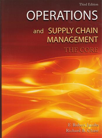 9780077164232 Shrinkwrap Operations And Supply Management The Core With Connect Plus Card