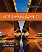 9780078036934 Interpersonal Conflict