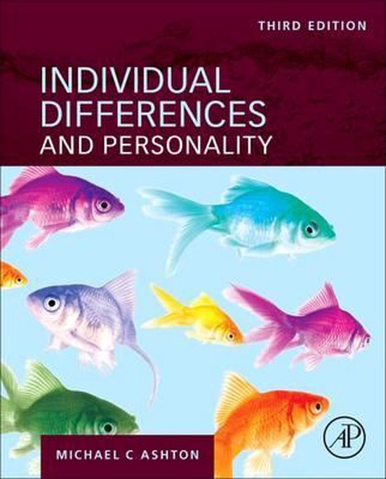 9780128098455 Individual Differences and Personality