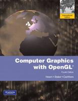 9780132484572 Computer Graphics with Open GL International Version