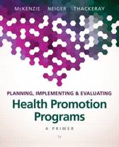 9780134219929 Planning Implementing  Evaluating Health Promotion Programs