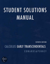 9780136147060 Student Solutions Manual For Calculus Early Transcendentals