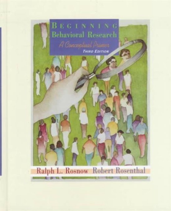 9780137915422 Beginning Behavioral Research A Conceptual Primer