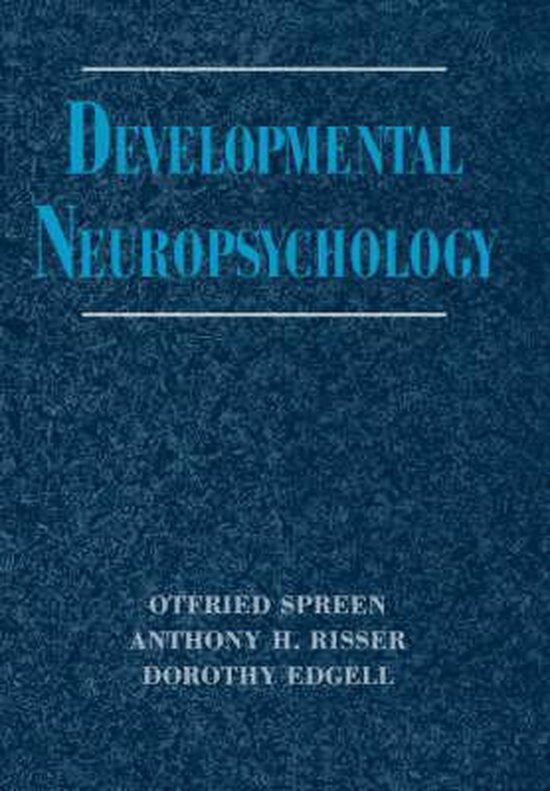 9780195067378 Develop Neuropsychol 2e P