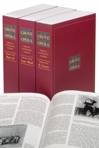 9780195221862 New Grove Diction Opera 4 Vols P