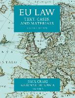 9780198714927 EU Law