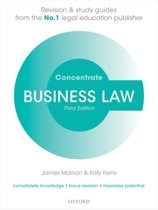 9780198759126 Business Law Concentrate Law Revision and Study Guide