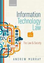 9780198804727 Information Technology Law