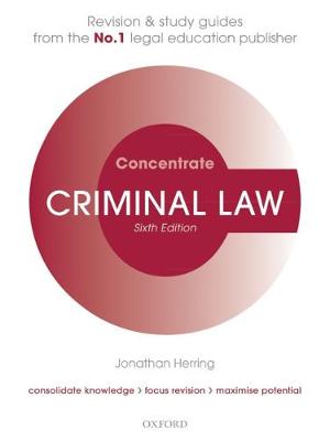 9780198815150 Criminal Law Concentrate Law Revision and Study Guide