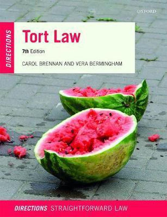 9780198853923 Tort Law Directions