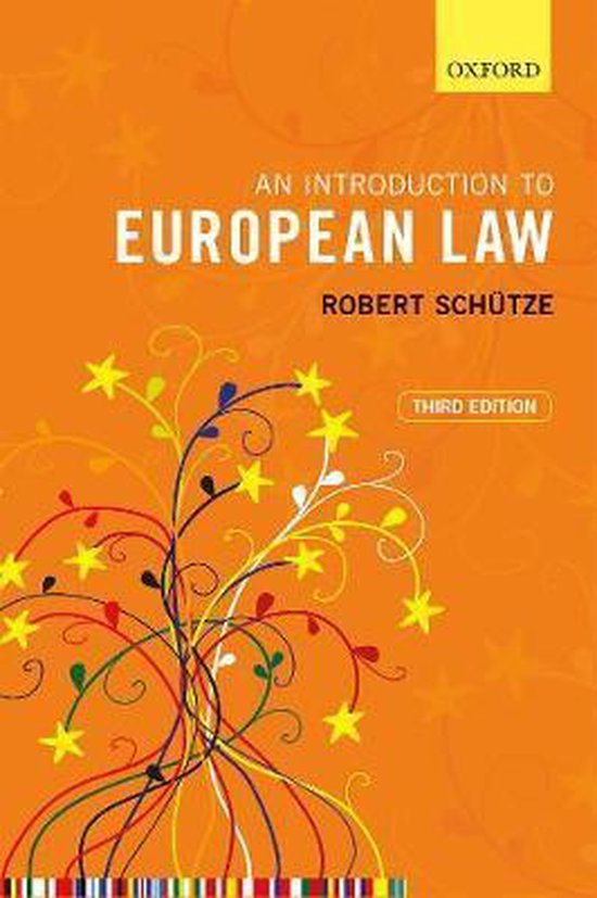 9780198858942 An Introduction to European Law