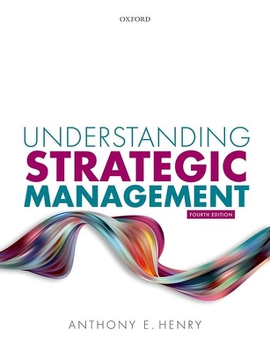 9780198859833 Understanding Strategic Management