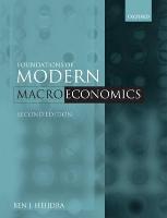 9780199210695 Foundat Modern Macroeconomics 2e P