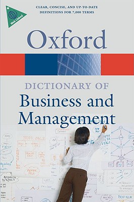 9780199234899 A Dictionary of Business and Management