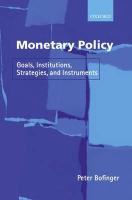 9780199248568 Monetary Policy P