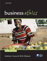 9780199564330 Business Ethics 3e P