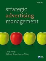 9780199605583 Strategic Advertising Management