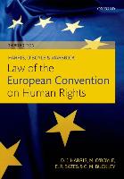 9780199606399 Harris OBoyle and Warbrick Law of the European Convention on Human Rights