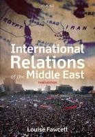 9780199608270 International Relations of the Middle East