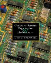 9780201612530 Computer Systems Organization And Architecture