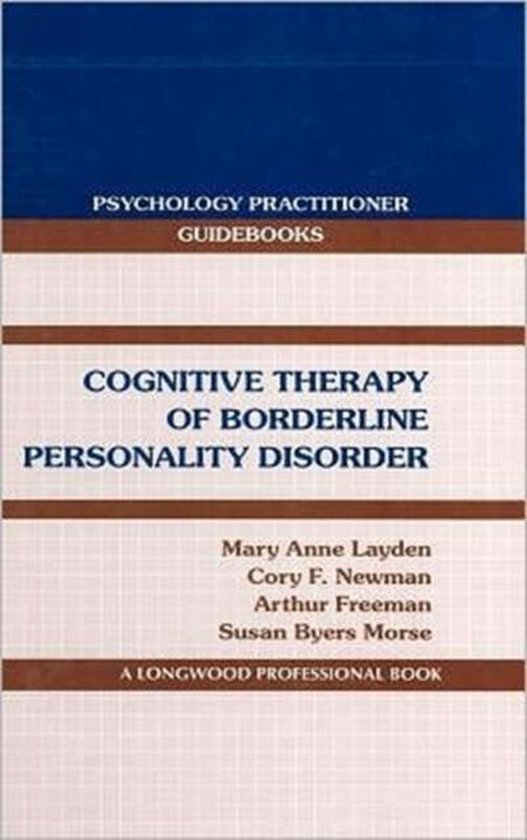9780205148073 Cognitive Therapy Of Borderline Personality Disorder