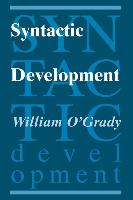 9780226620770 Syntactic Development
