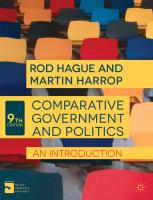 9780230368156 Comparative Government and Politics