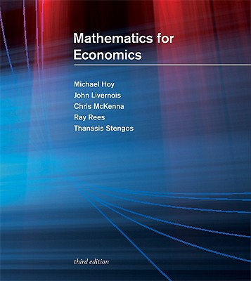 9780262015073 Mathematics For Economics