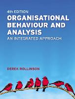 9780273711148 Organisational Behaviour And Analysis