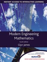 9780273734130 Modern Engineering Mathematics With Mymathlab Global Student Access Card