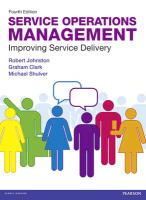 9780273740483 Service Operations Management