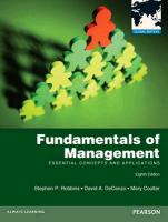 9780273766179 Fundamentals Of Management