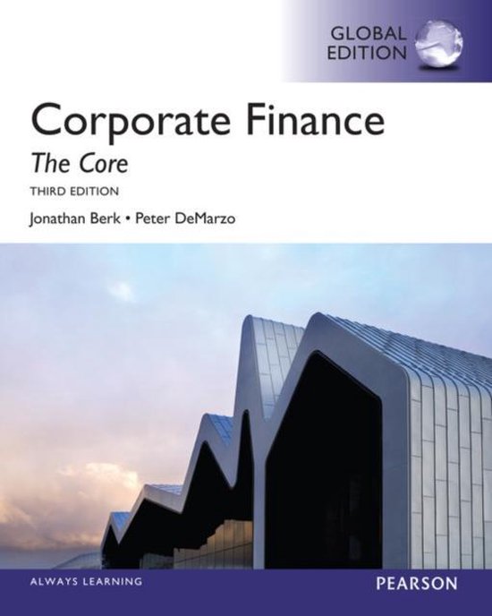 9780273792161 Corp Fin the Core Ge