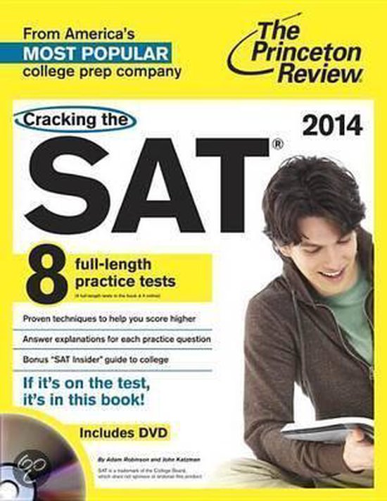 9780307945624 Cracking the SAT with 8 Practice Tests  DVD 2014 Edition