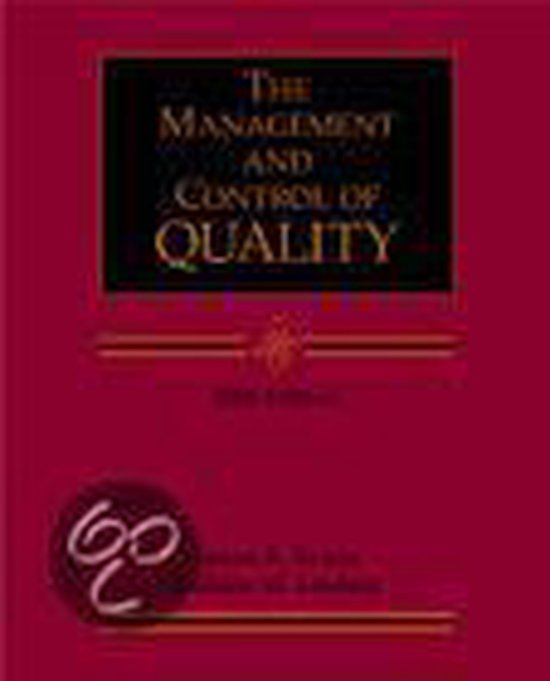 9780324066807 The Management and Control of Quality