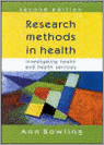 9780335206438 Research Methods in Health Investigating Health and Health Services