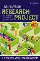 9780335264469 Doing Your Research Project A Guide For FirstTime Researchers