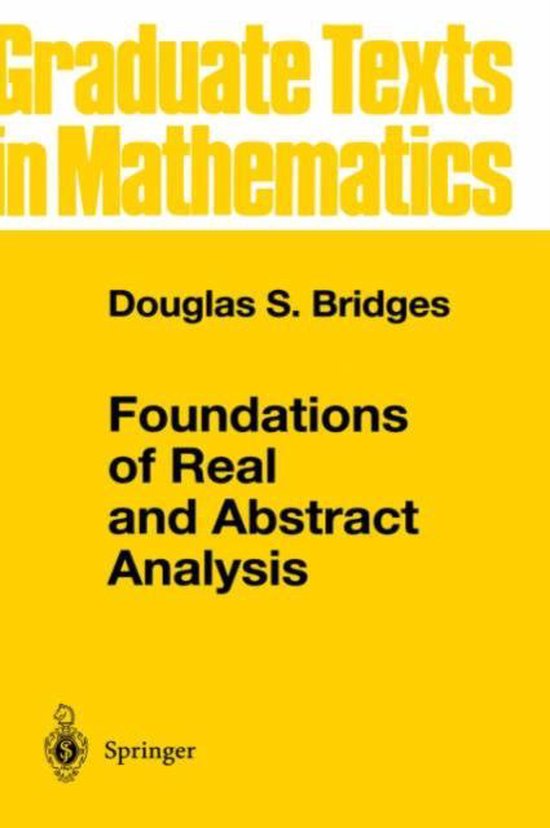 9780387982397 Foundations of Real and Abstract Analysis