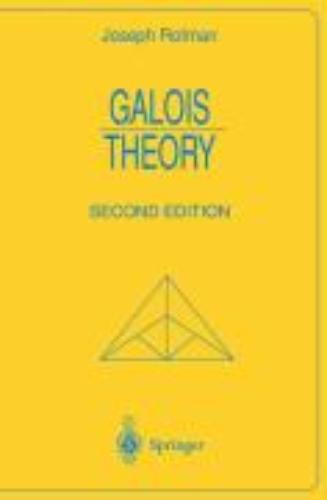 9780387985411 Galois Theory
