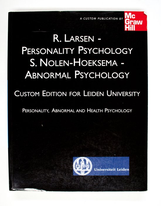 9780390800213 Custom Reader For Leiden University Pers