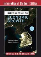 9780393920789 Introduction to Economic Growth 3e ISE
