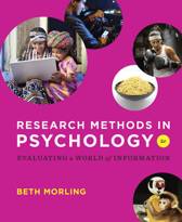 9780393936933 Research Methods in Psychology Evaluating a world of information